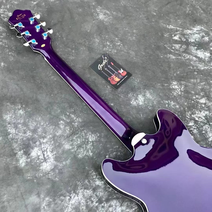 Semi Hollow Body Left Hand Electric Guitar (YMZ-029)