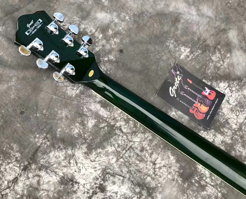 Semi Hollow Body Electric Guitar (YMZ-044, high quality version)