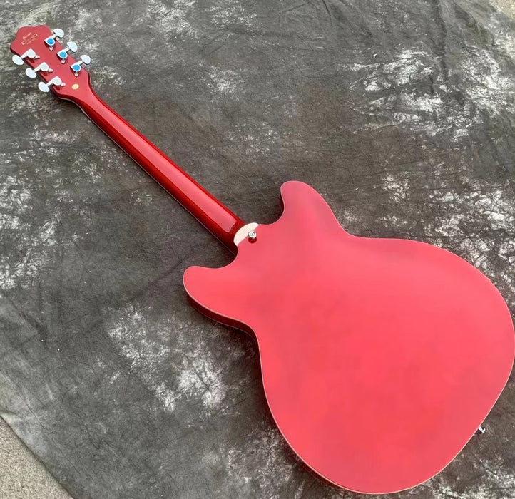 Semi Hollow Body Left Hand Electric Guitar (YMZ-071)