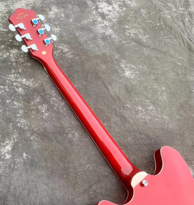 Semi Hollow Body Left Hand Electric Guitar (YMZ-071)