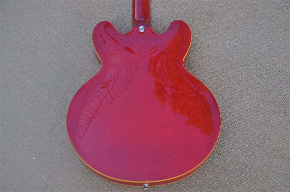 ZQN Series Semi Hollow Red Color Electric Guitar (ZQN0186)