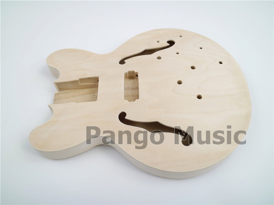4 Strings Semi Hollow Body DIY Electric Bass Guitar Kit (PES335-60D)