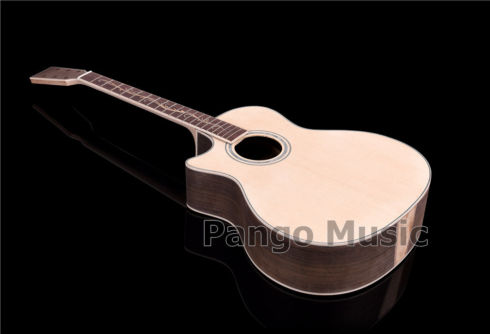 41 Inch Solid Spruce Top Left Hand DIY Acoustic Guitar Kit (PFA-967)