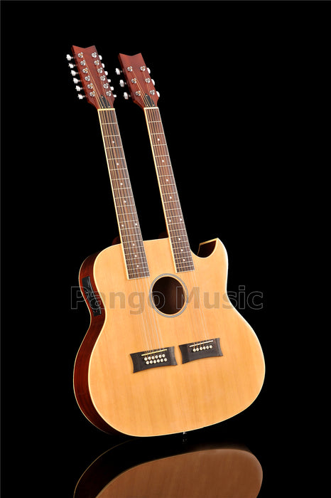 Double Neck Acoustic Guitar of Pango Music (PDN-1212)