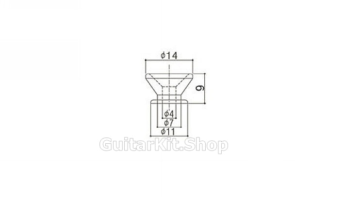 GuitarKit.Shop Guitar Strap Button (GSB-006)