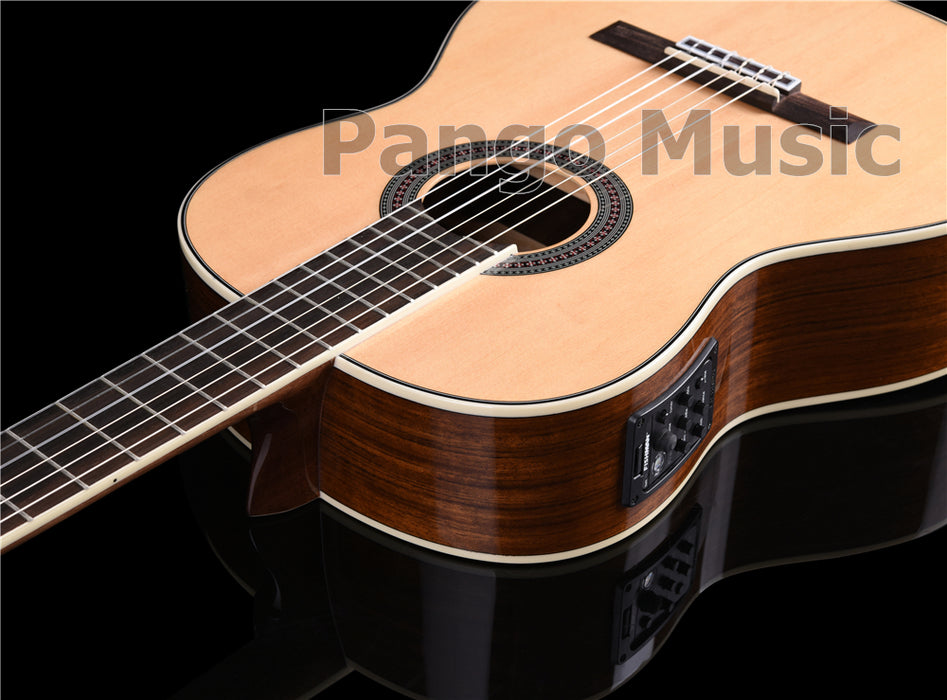 39 Inch Spruce & Walnut Body Classical Guitar with EQ (PCL-2046)