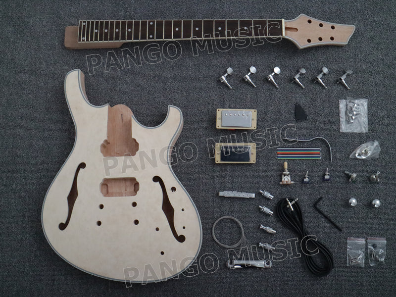 Semi-Hollow Body DIY Electric Guitar Kit (PJS-328)