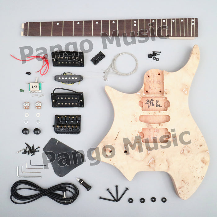 Headless Left Hand DIY Electric Guitar Kit (ZQN-018)
