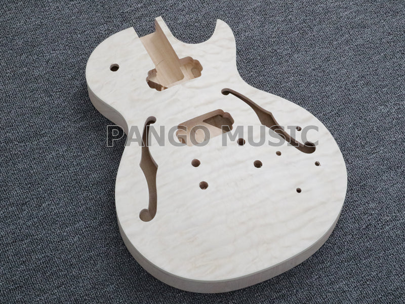 LP Style Semi-hollow Body DIY Electric Guitar Kit (PLP-050)
