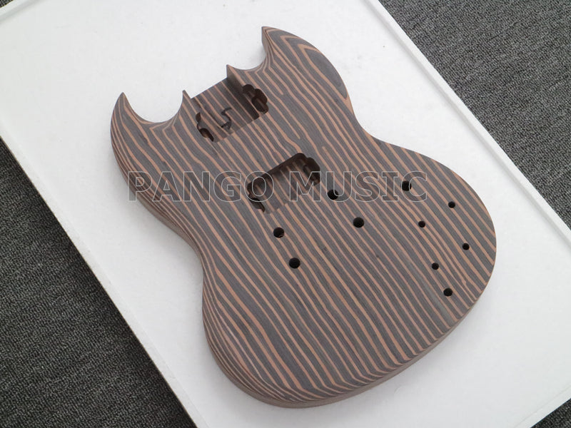 Pre-sale SG Style Zebrawood DIY Electric Guitar Kit (PSG-529)