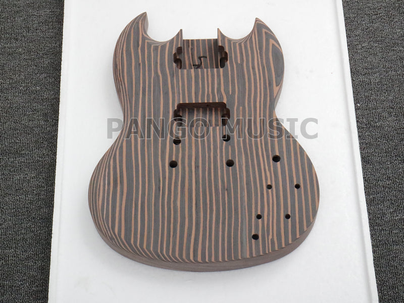 SG Style Zebrawood DIY Electric Guitar Kit (PSG-529)