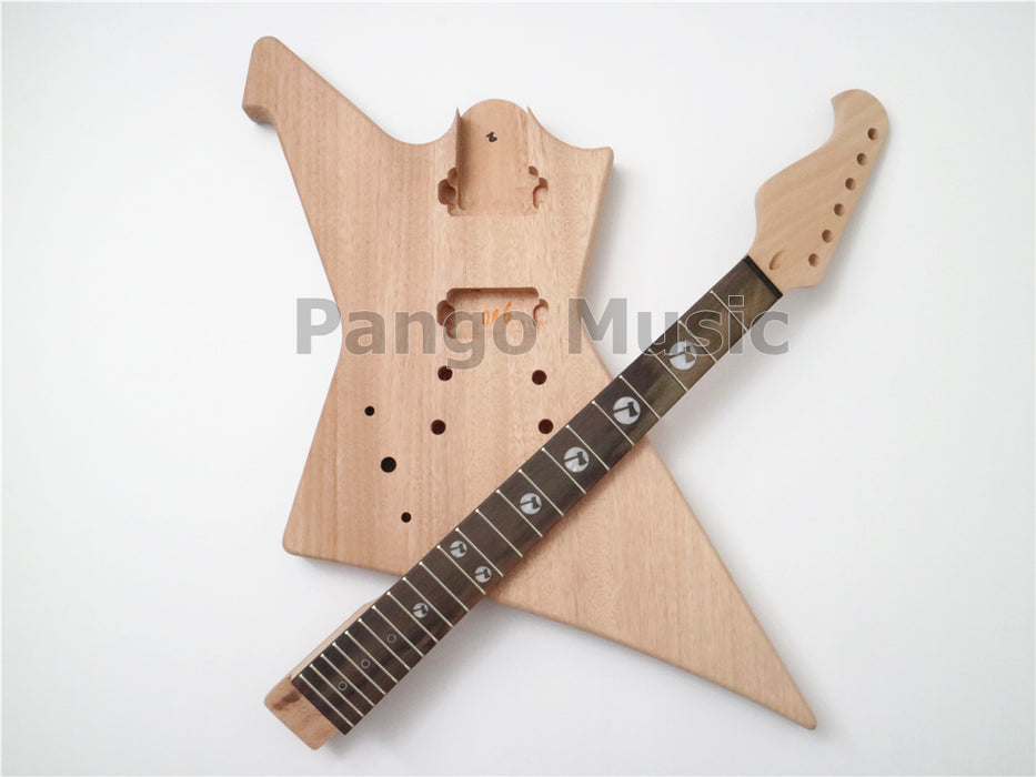 DK Series Explorer Style Left Hand DIY Electric Guitar Kit (DEX-006A)