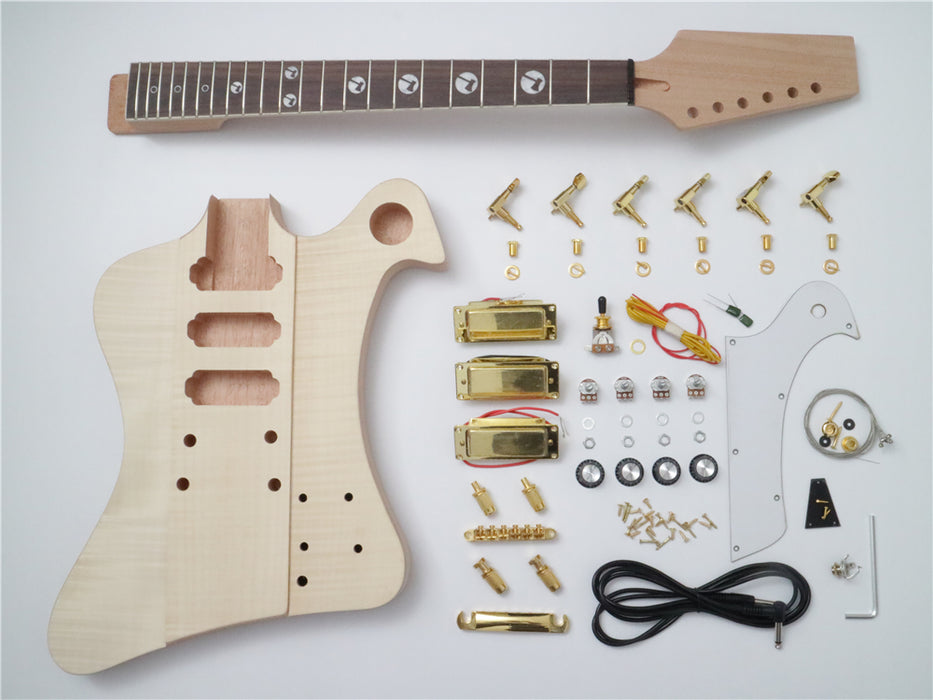DK Series Firebird Style DIY Electric Guitar Kit (DFB-005B)