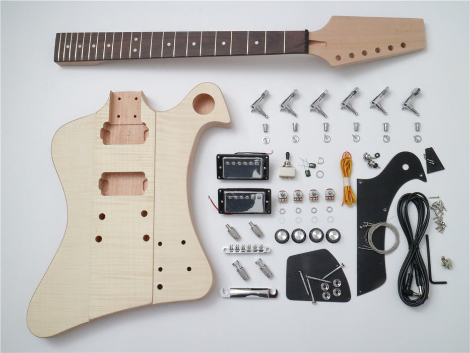 DK Series Firebird Style DIY Electric Guitar Kit (DFB-004B)
