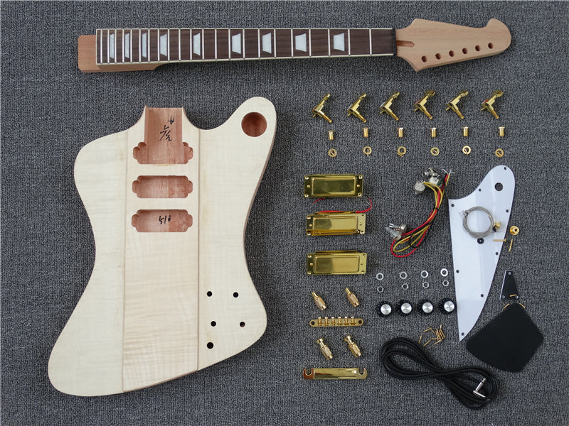 Firebird Style DIY Electric Guitar Kit with Mini Pickups (PFB-511)