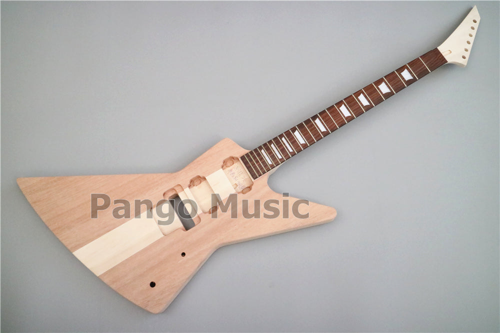 Explorer Style Neck-through Design DIY Electric Guitar Kit (PEX-631)