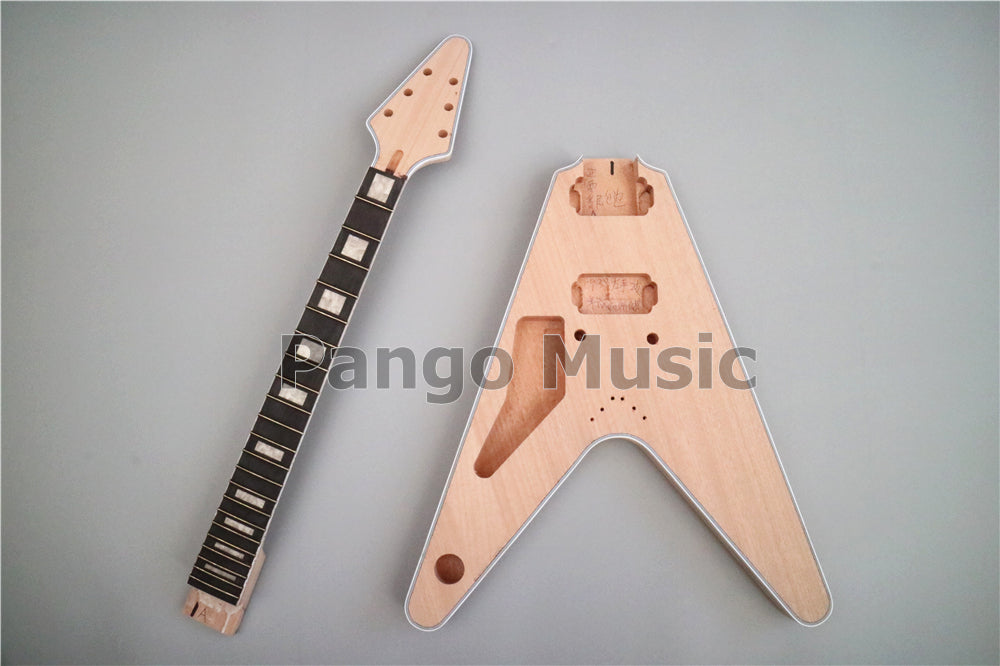 Pre-sale Flying V Style Left Hand DIY Electric Guitar Kit (PFV-632)