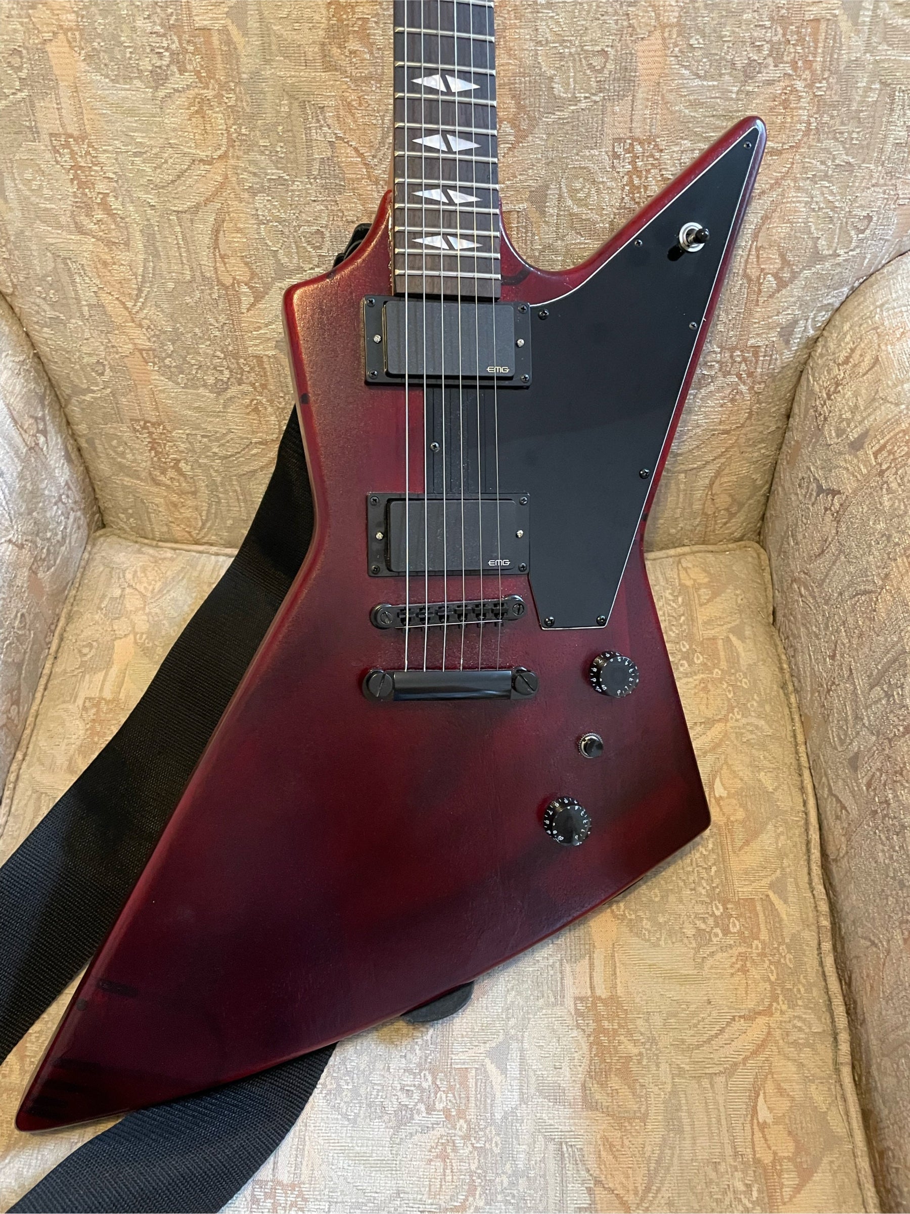 #19273 Order, Completed Guitar Photos, Based on PEX-523 Guitar Kit, Made by Jürgen Osuchowski (Germany)