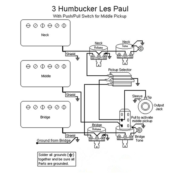 HHH + 3W + 2V2T Wiring Diagram