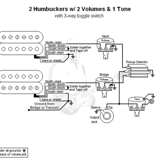 HH + 3W + 2V1T Wiring Diagram