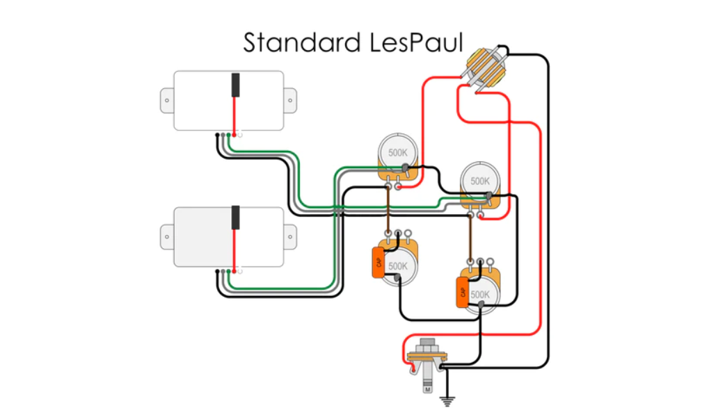 LP Series Wiring Diagram — Guitar Kit Shop