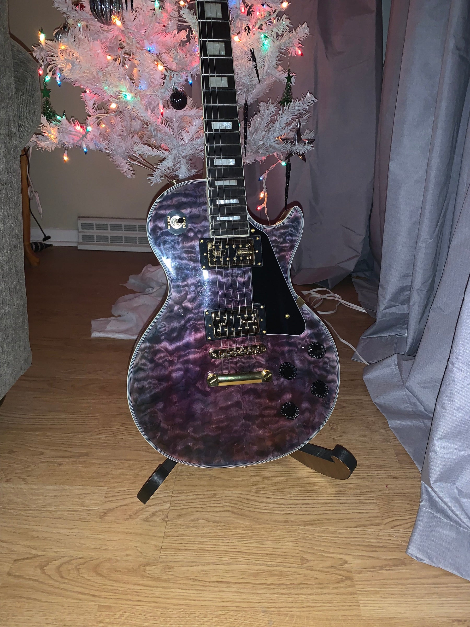 #16606 Order, Completed Guitar Photos, Based on CST-930 Electric Guitar Kit, Made by David Veele (USA)