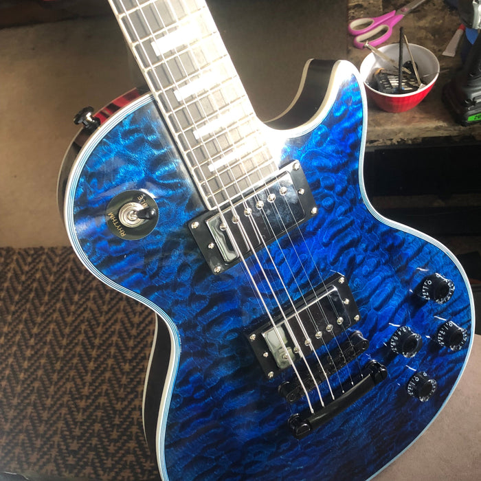 #18461 Order, Completed Guitar Photos, Based on CST-930 Electric Guitar Kit, Made by Daniel Hahn (USA).