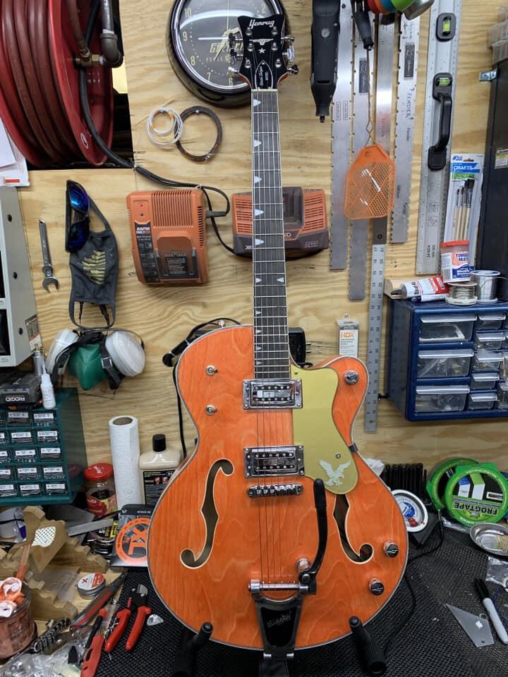Completed Guitar Photos, Based on PL5-924 Custom Kit, Made by David Gurney (USA)