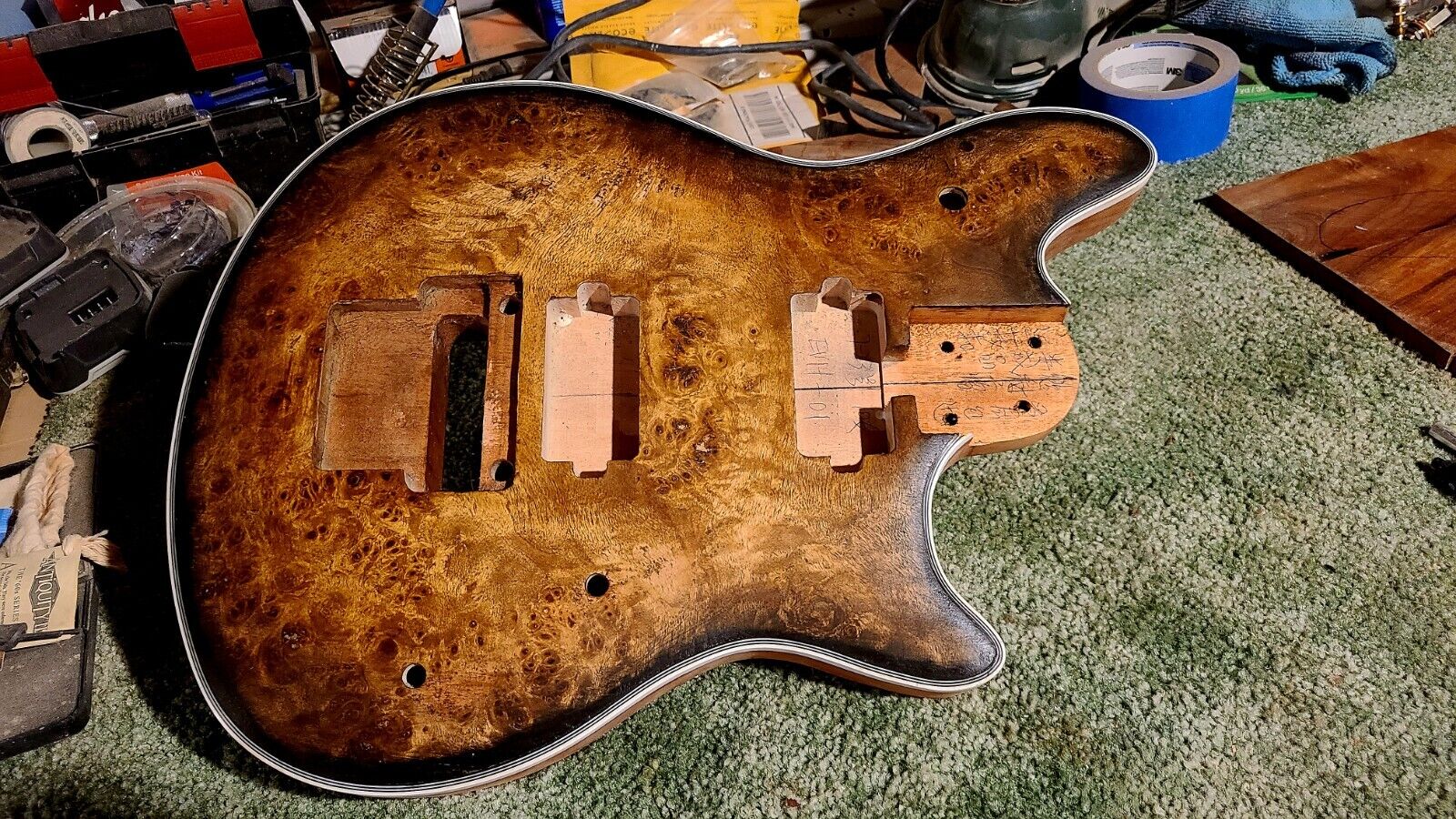 Ebay order, EVH-01 Kit Building Photos, Made by David Whitescarver (USA)