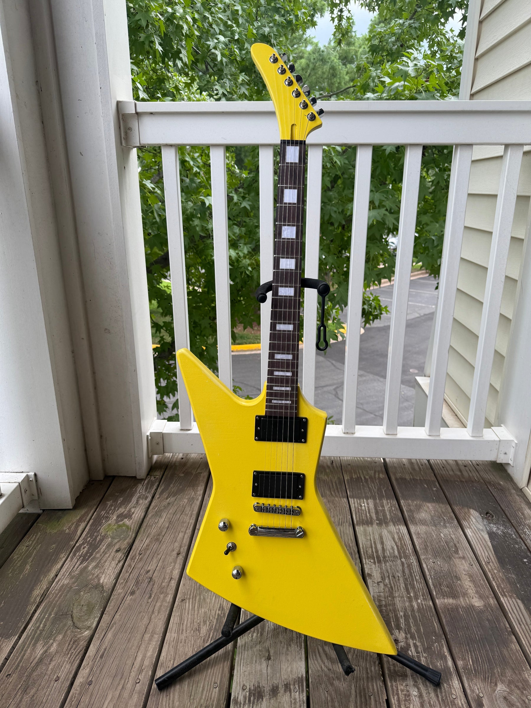 Completed Guitar, Based on PEX-619 DIY Electric Guitar Kit, Made by Order #11124, Bryan Rifenburgh (USA)