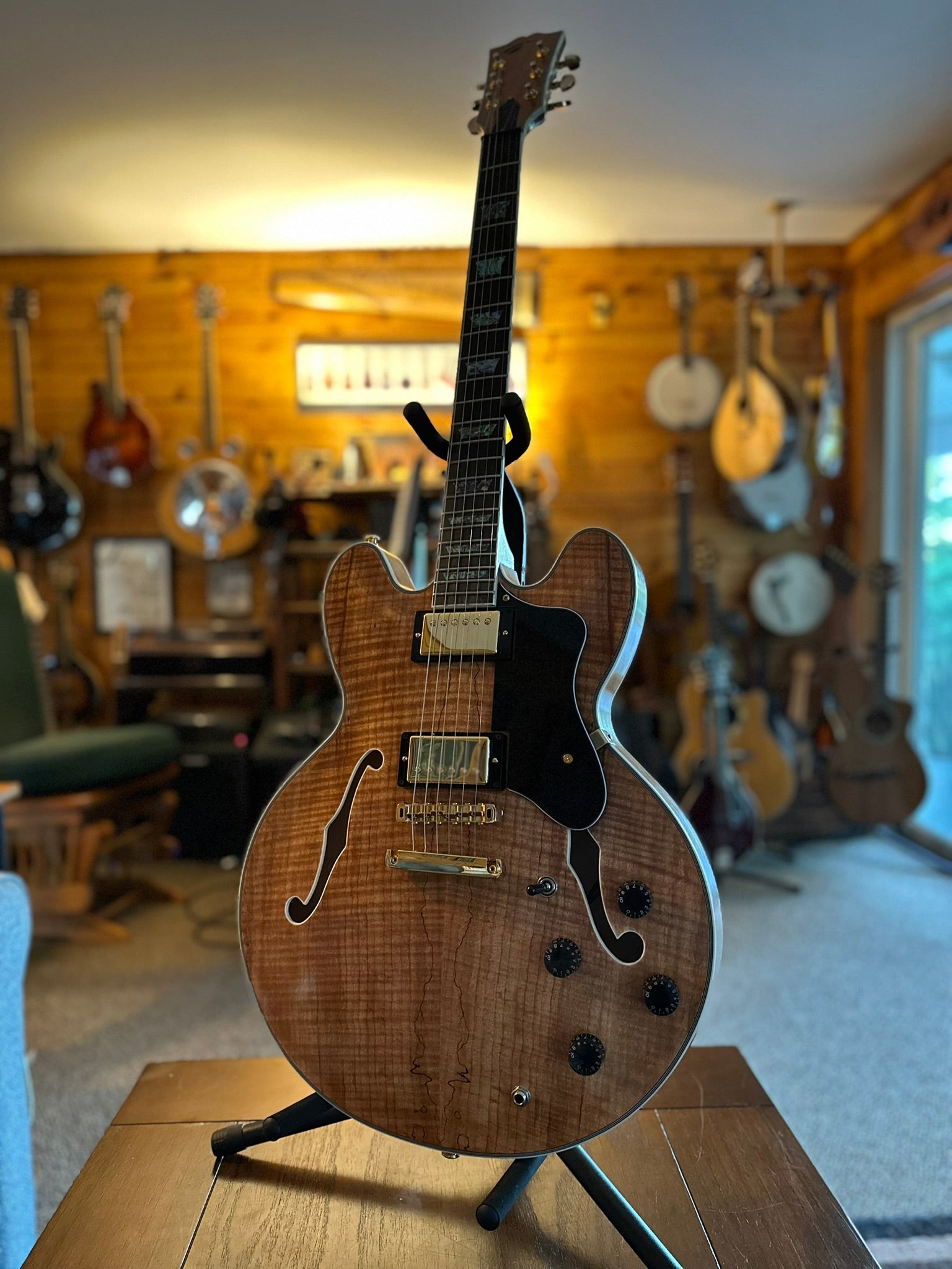 #10606 Order, Completed Guitar Photos, Based on LRF-051 DIY Guitar Kit, Made by Anthony Duys (USA)