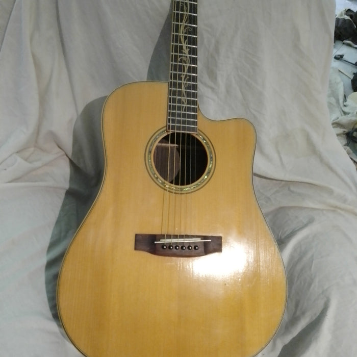 #12827 Order, Completed Guitar Photos, Based on PFA-959 DIY Acoustic Guitar Kit, Made by John Tela (Australia)