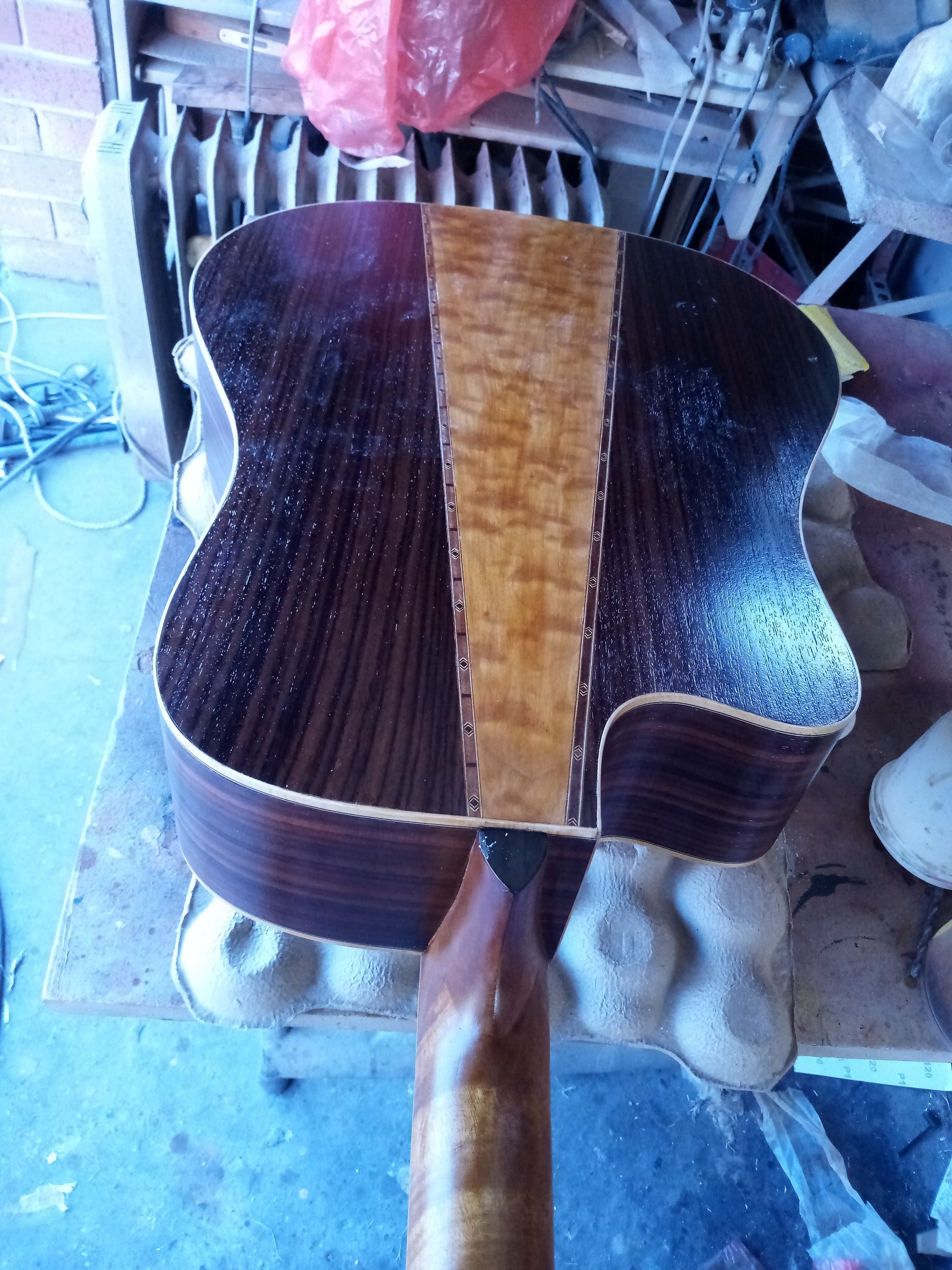 #12827, Building Photos 02, Based on PFA-959 Guitar Kit, Made by John Tela (Australia)