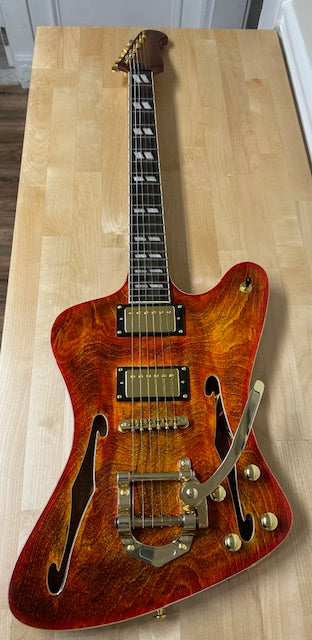 #11378 Order, Completed Guitar Photos, Based on PFB-190 DIY Electric Guitar Kit, Made by Michael Mcerlean (USA)