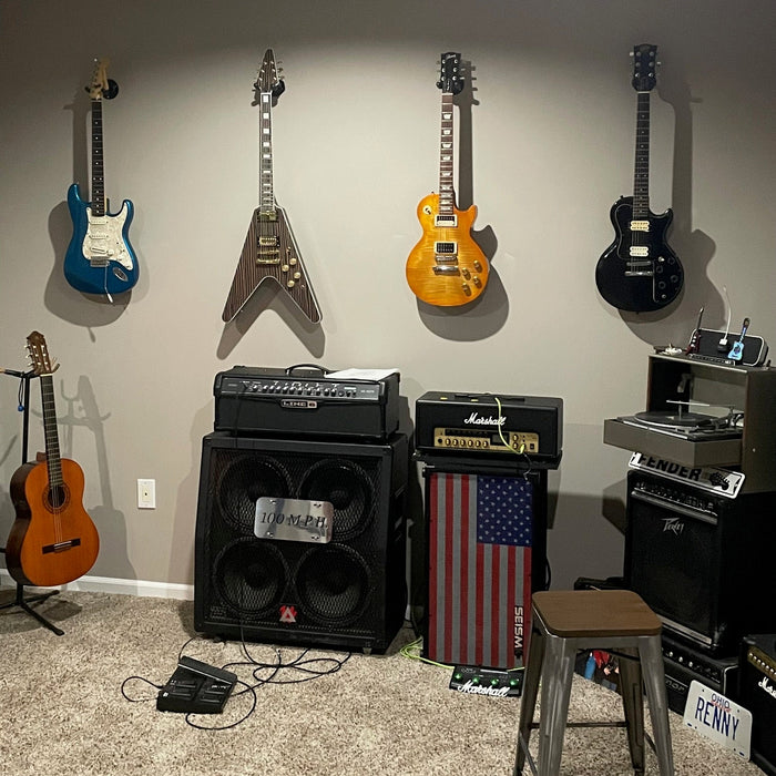 Completed Guitar, Based on PFV-672 Electric Guitar Kit, Made by Order #15988, Ren Rentrop (USA)