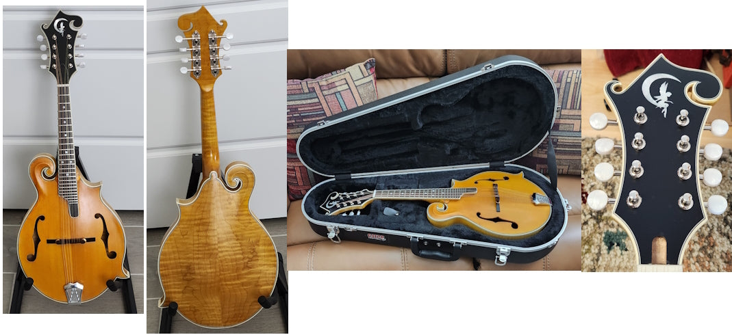 Completed Mandolin, Based on PMB-917 DIY Mandolin Kit, Made by Order #17512, Richard Levitch (USA)