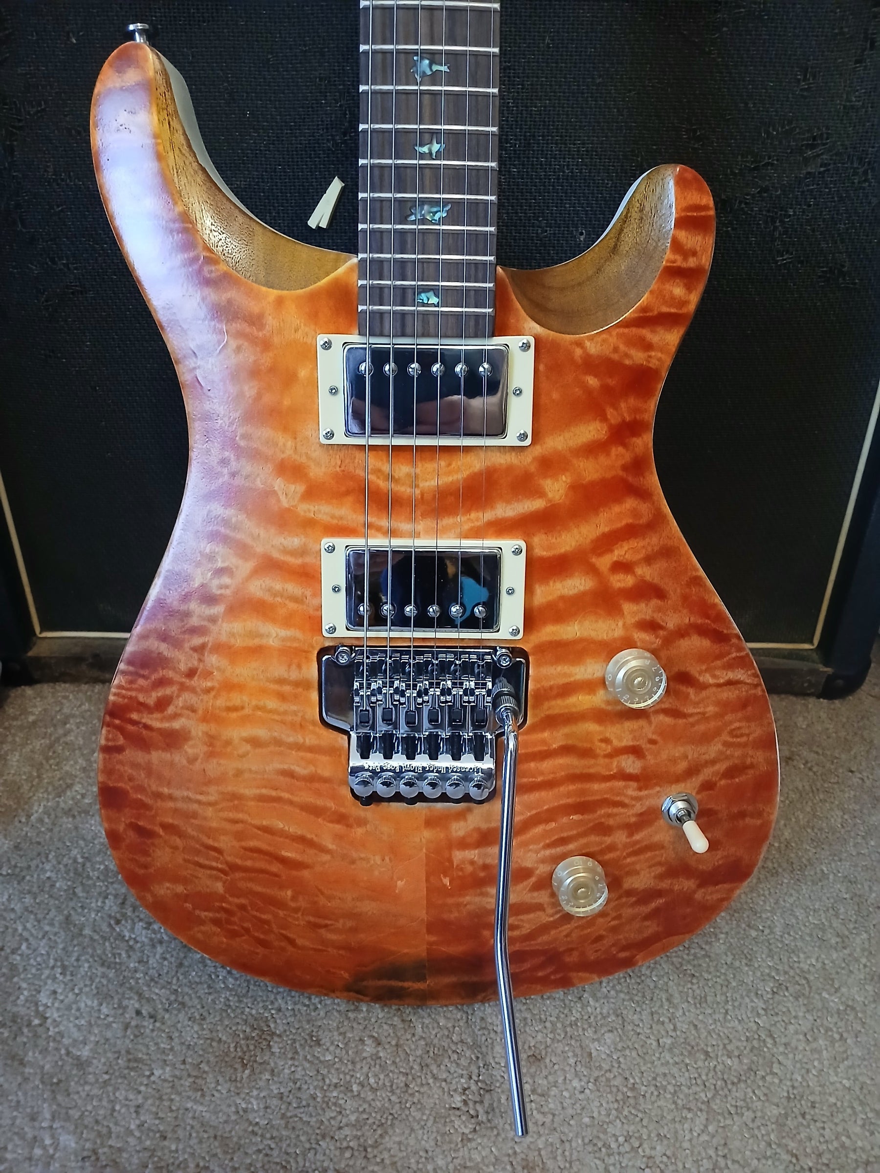 Completed Guitar Photos, Based on PRS-716 Kit, Made by Order #18751, Jesse Crabtree (USA)