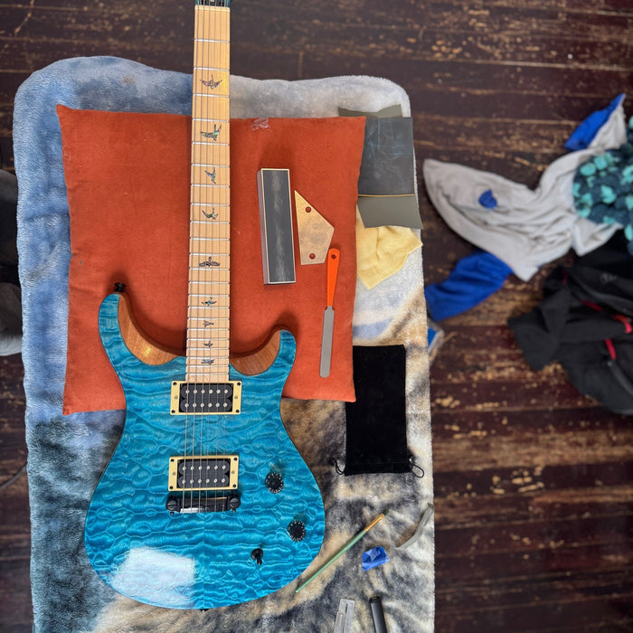Completed Guitar Photos, Based on PRS-721 Guitar Kit, Made by Order #19684, Chris Kunkle (USA)