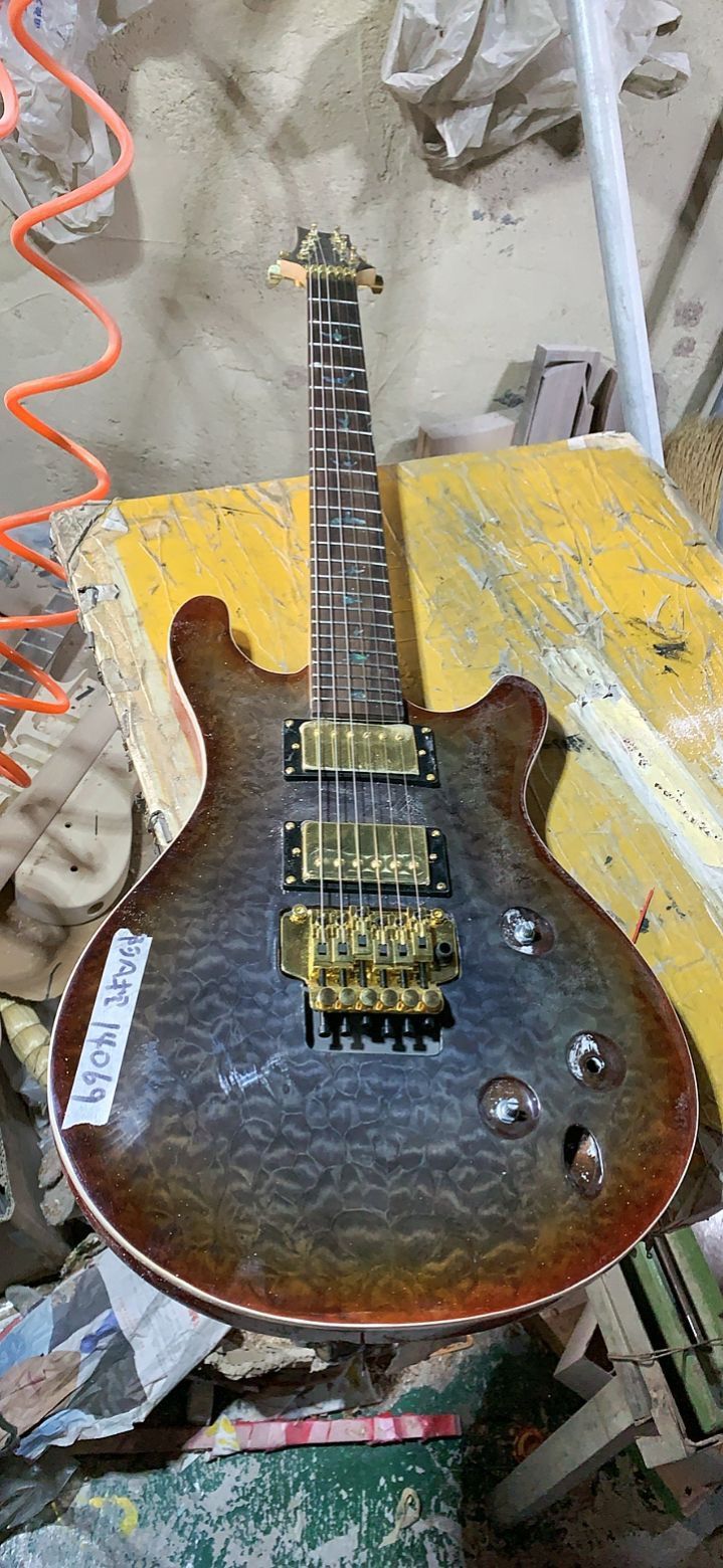 #14069 order, This is a Custom Finished Guitar, Made for terry bell (USA)