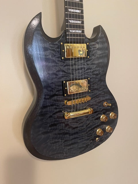 #14561 Order, Completed Guitar Photos, Based on PSG-928 DIY Electric Guitar Kit, Made by Marcel Truax (USA)