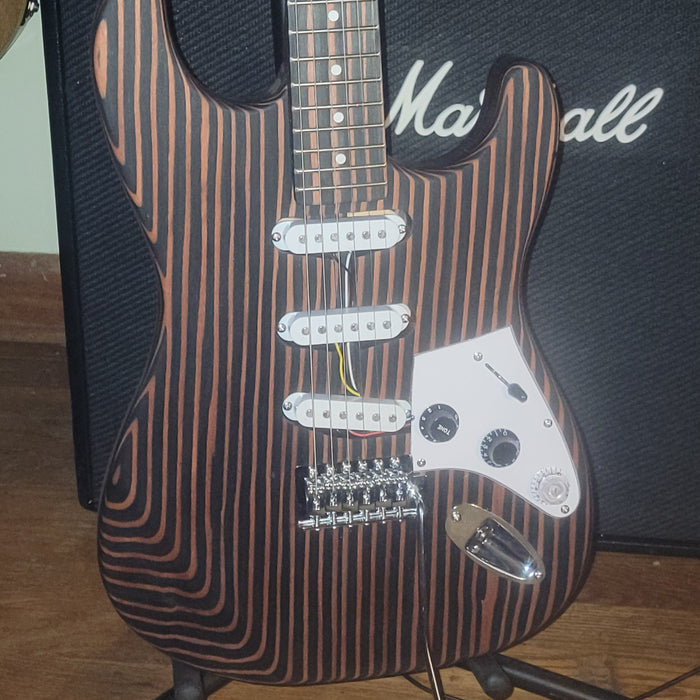 More Completed Guitar Photos of PST-527 Electric Guitar Kit, Made by Order #10291, Christopher Yesinowski (USA)