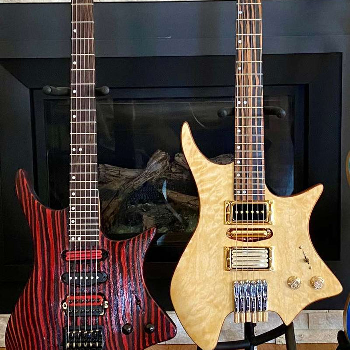 #15641, #16041 Order, Based on ZQN-007, ZQN-016 Headless Guitar Kit, Made by Kenneth Watson (USA)