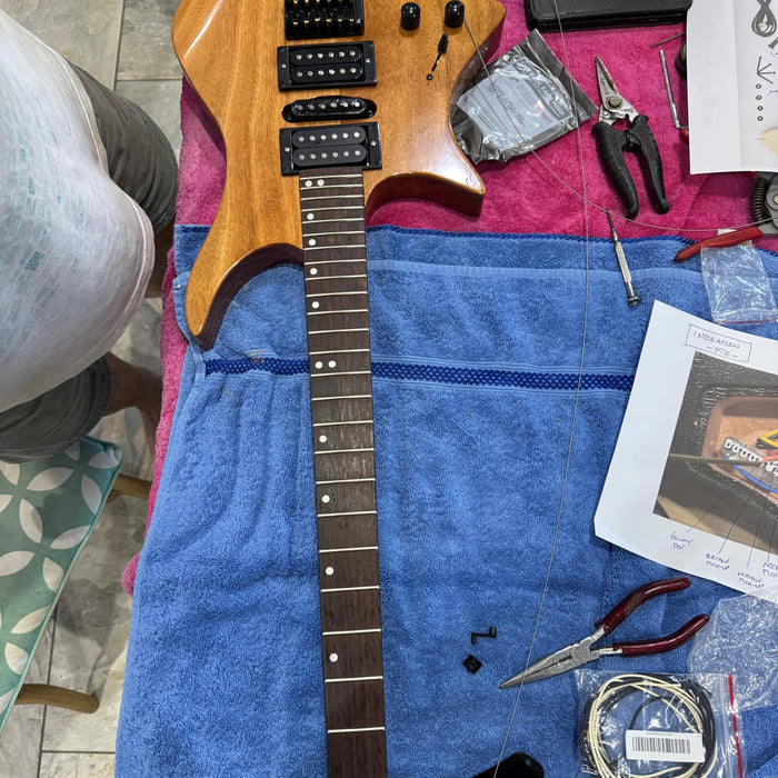 Building Photo, Based on ZQN-019 Headless Electric Guitar Kit, Made by Order #110025, Kevin Ballard (Australia)