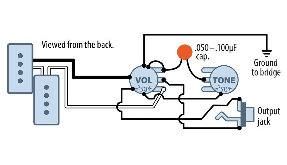PB + VT PBass Wiring Diagram — Guitar Kit Shop