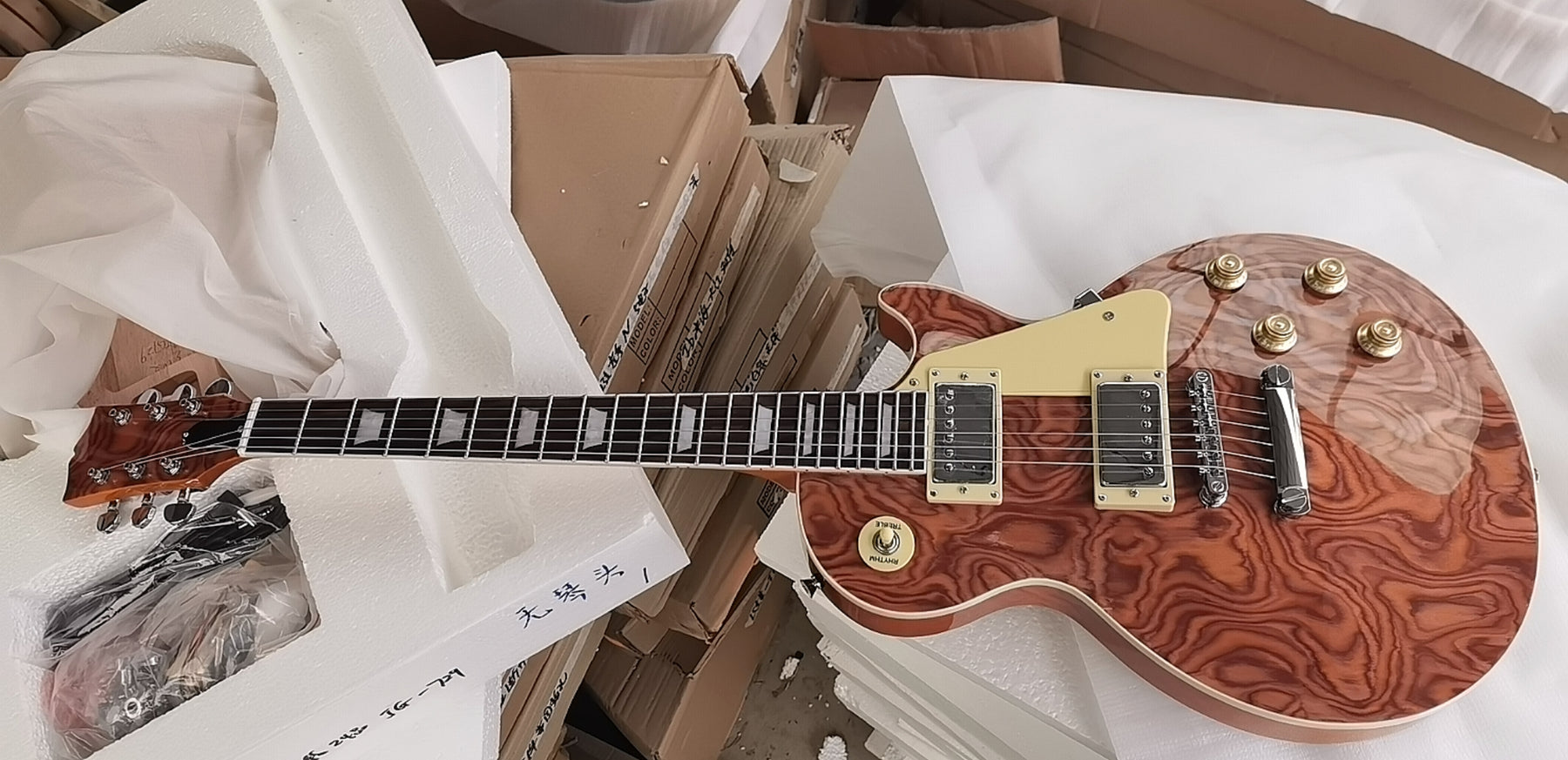 YMZ-088 Guitar, photos taken in our warehouse