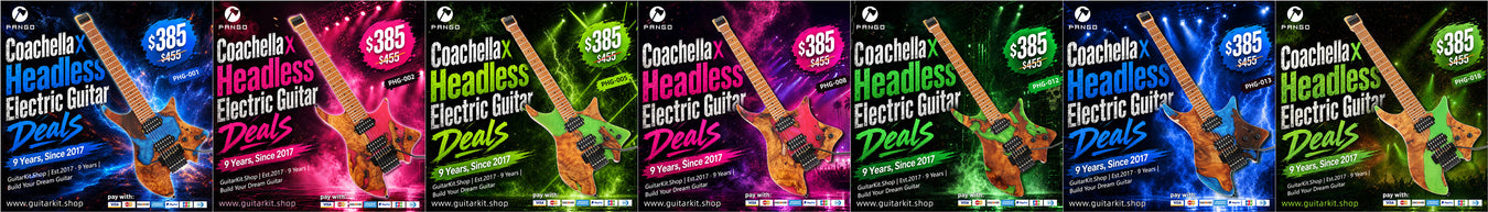 X Headless Electric Guitar