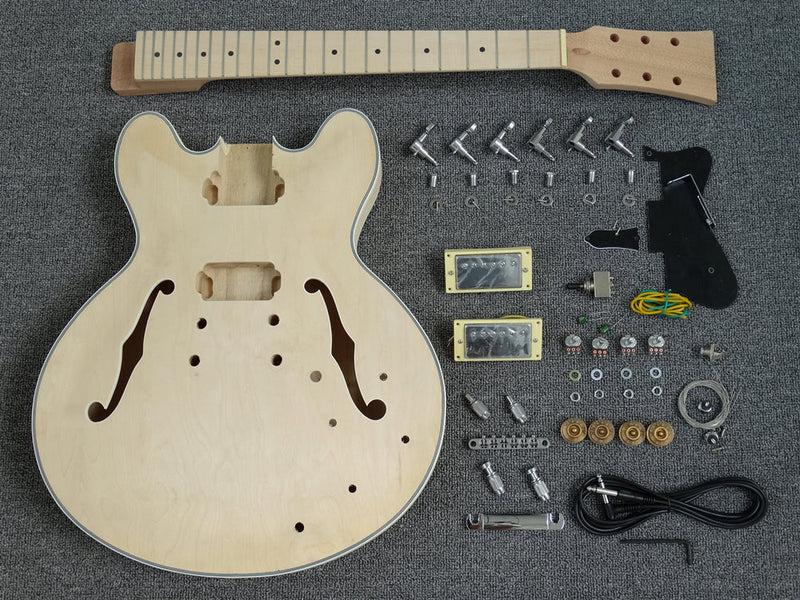 Semi-Hollow Body ES-335 Style DIY Electric Guitar Kit of PANGO Music (PES-335)