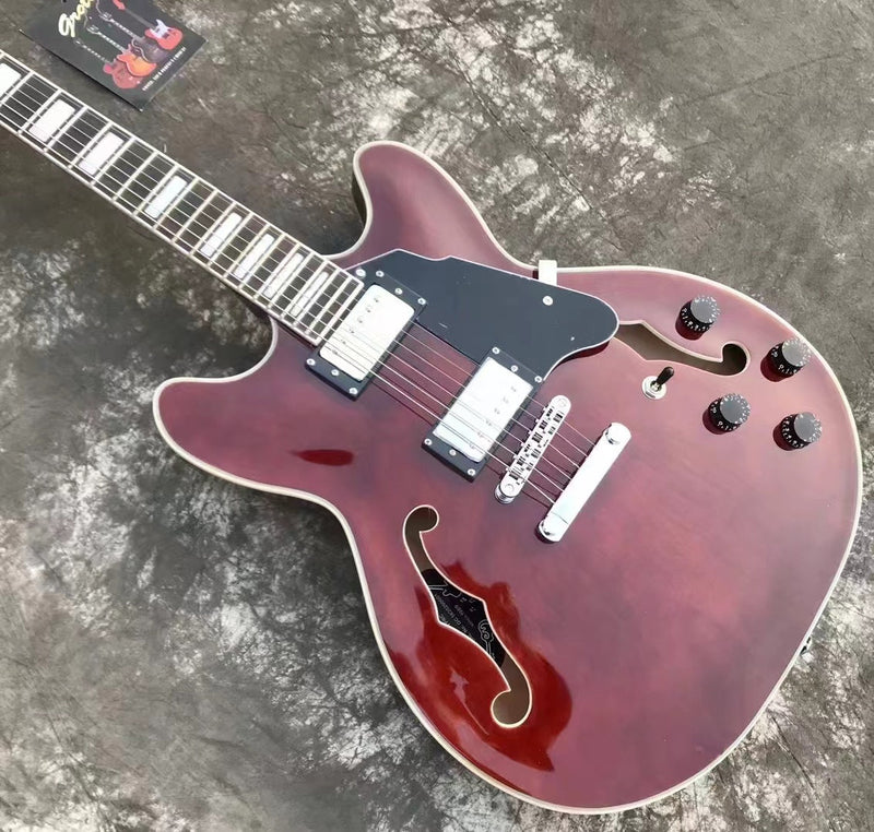 PANGO Music Semi Hollow Body Electric Guitar (YMZ-032)