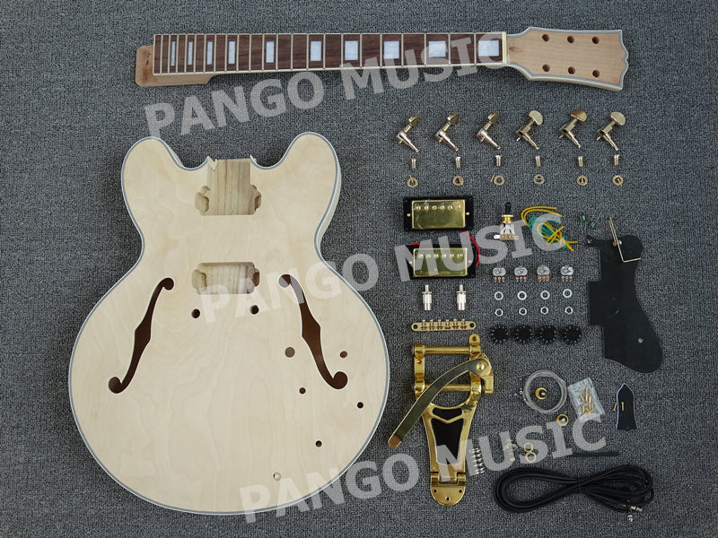 Semi Hollow ES-335 DIY Electric Guitar Kit (PES335-27F)