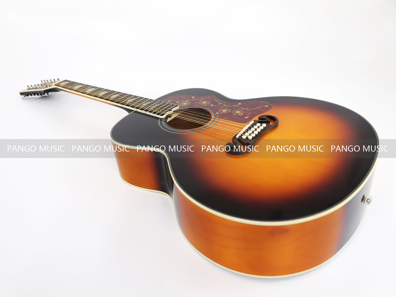 12 Strings 43 inch Sunburst Acoustic Guitar (YMZ-850)